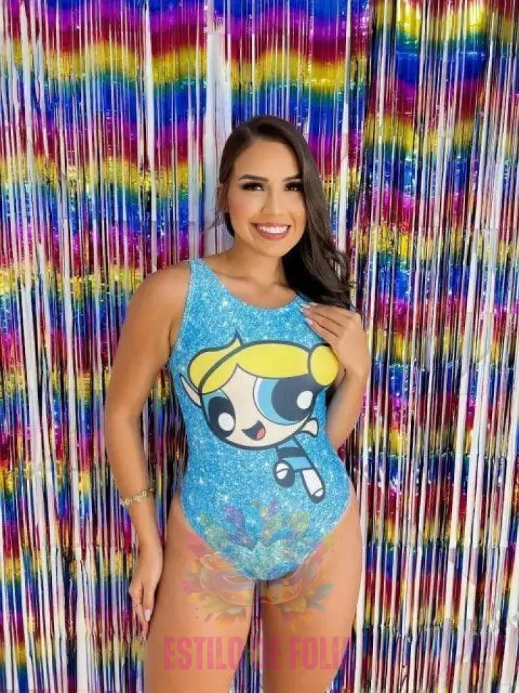 Body Superpoderosas Azul